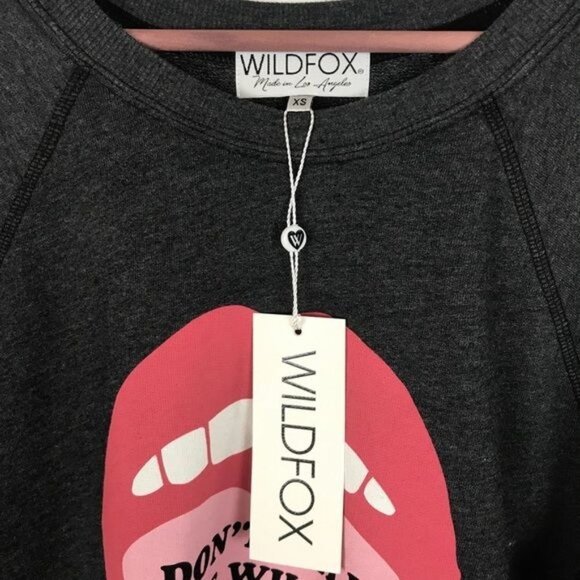 NWT Wildfox Don't Tell Me What To Say Sommers‎ Sweatshirt Size XS - Picture 8 of 9